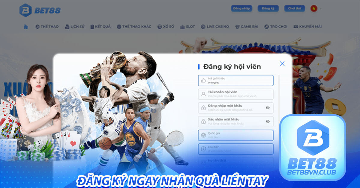 Trương trình khuyến mãi khi mới đăng ký bet88